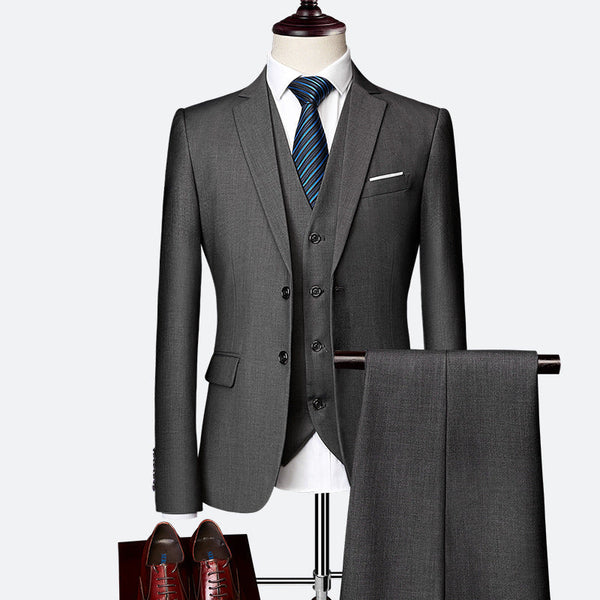 Perfekt bryllupsdress for menn. Slim fit, 3-delt, elegant og komfortabel.