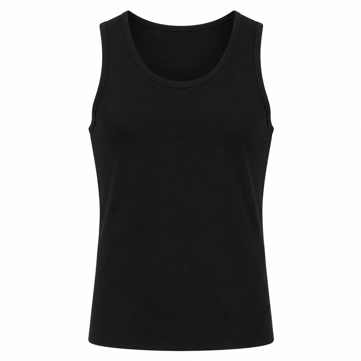 Avslappet plus size herre singlet i grå for sommer og fritid.