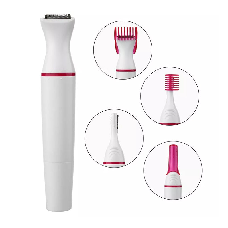 Langvarig glatt hud med vanntett 5-i-1 epilator. Oppladbar for enkel personlig pleie.