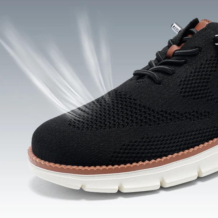Moderne fottøy: Pustende joggesko for menn, kombinerer funksjonalitet og et elegant design.