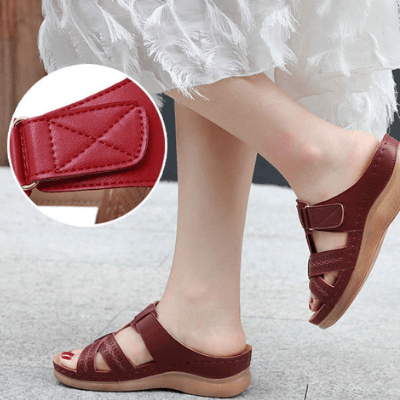 Ortopediske sommersko for kvinner, kombinerer stil, komfort og funksjon.
