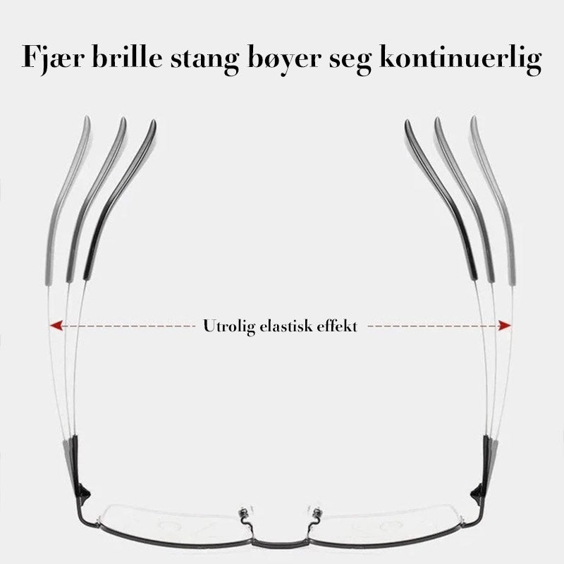Moderne tilbehør: Unisex lesebriller med progressiv teknologi og anti-blått lys.