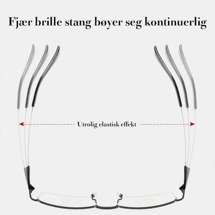 Moderne tilbehør: Unisex lesebriller med progressiv teknologi og anti-blått lys.