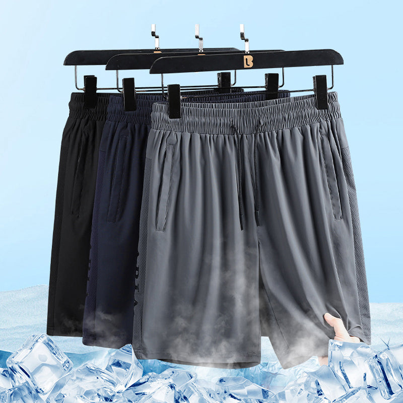 Menns elastiske sportsshorts for sommeren, optimal komfort for trening, løping og fritid.