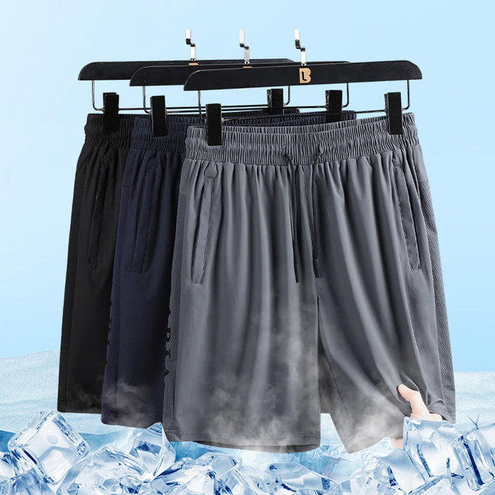 Menns elastiske sportsshorts for sommeren, optimal komfort for trening, løping og fritid.