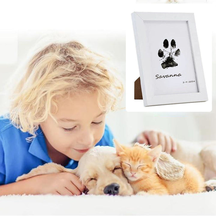 Poteavtrykkssett for hund og katt; skap et unikt, blekkfritt minne av ditt kjæledyrs pote.
