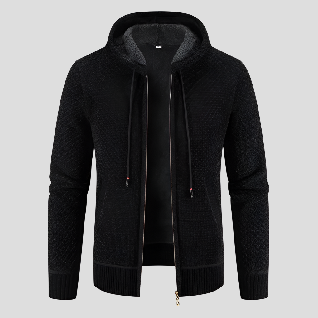Høykvalitets herrecardigan, varm og stilfull for enhver anledning, moderne design.