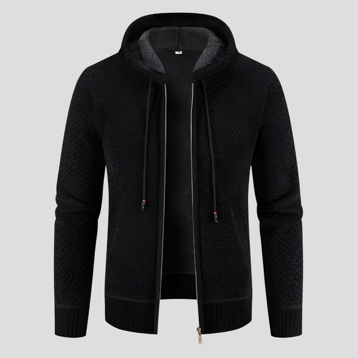 Høykvalitets herrecardigan, varm og stilfull for enhver anledning, moderne design.