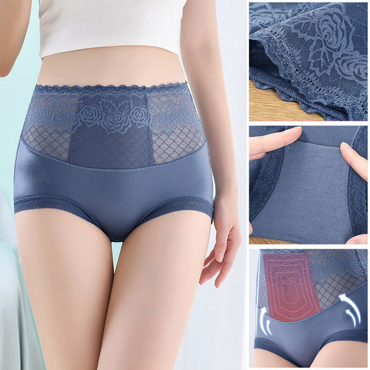 Modal shapewear truse med blonder, høy midje og hiplift funksjon for kvinner.