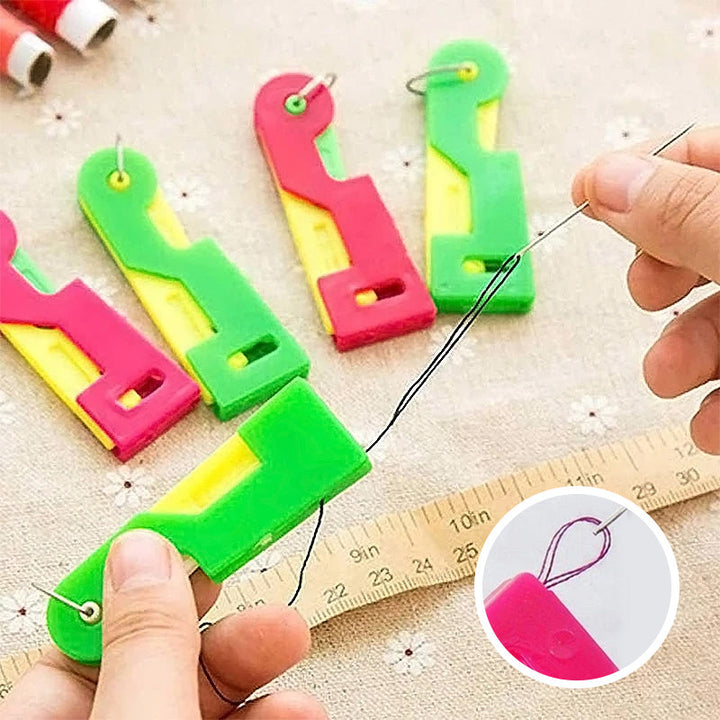 Automatisk nåletråder som fungerer med ulike nåletyper. En allsidig syhjelp for søm og DIY.