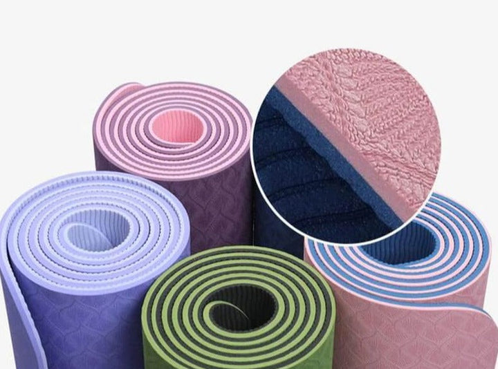 Komfortabel og sklisikker yogamatte med overlegent grep. Perfekt for intens trening og avslapning.
