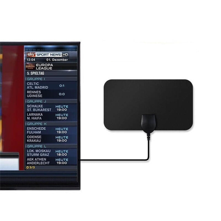 Digital HDTV-antenne for krystallklar 1080p TV-mottak. Se gratis kanaler med denne innendørs antennen.