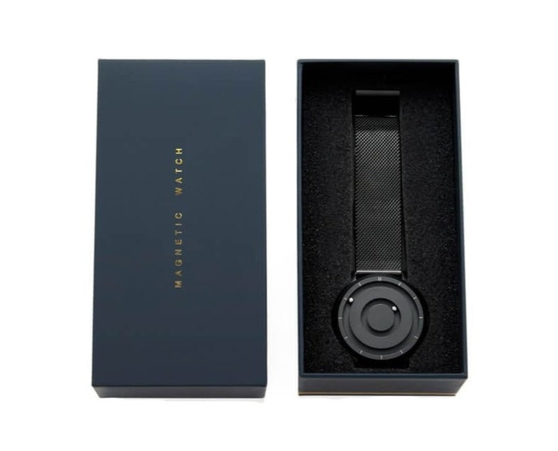 Unik magnetisk unisex klokke som skiller seg ut, et moderne og stilig armbåndsur.