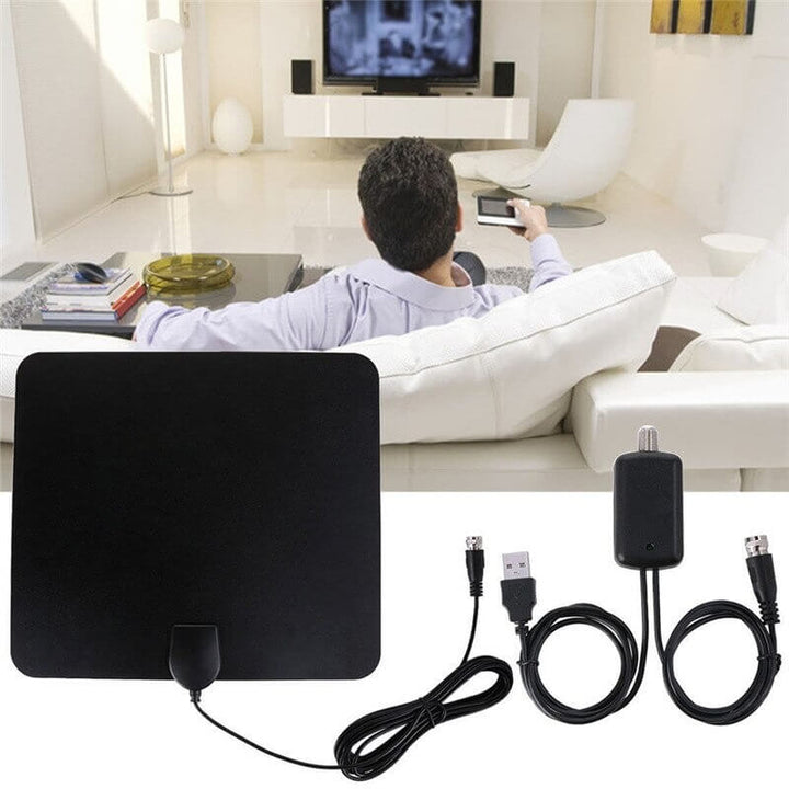 Kompakt innendørs HDTV-antenne. Få kabel-fri TV med enkel installasjon og digital TV-mottak.