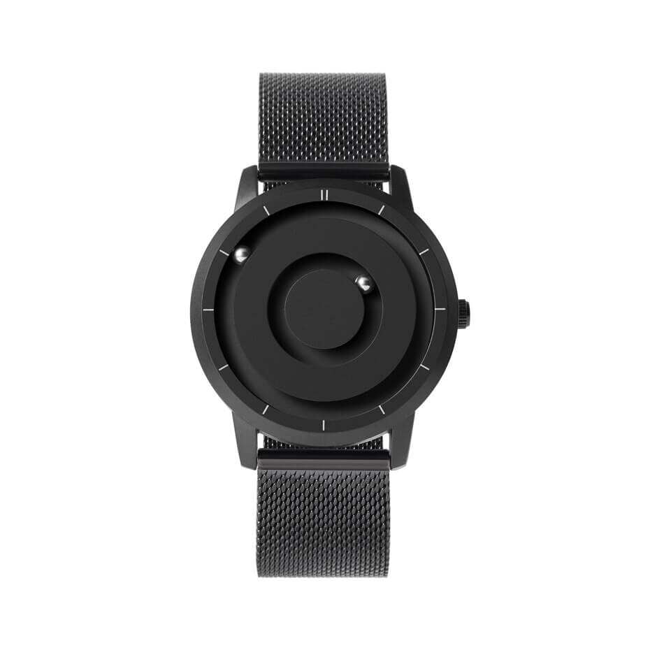 Moderne unisex magnetisk klokke med unikt urskive design, et stilig kvartsur og motetilbehør.