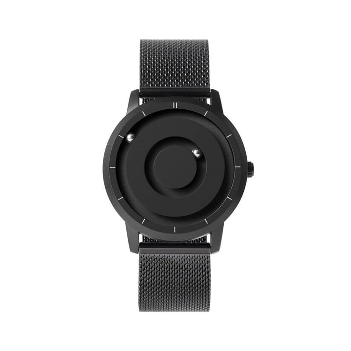 Moderne unisex magnetisk klokke med unikt urskive design, et stilig kvartsur og motetilbehør.