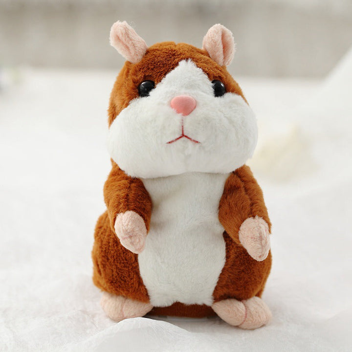 Morsom interaktiv hamster plysjleke. Perfekt gave som gjentar det barna sier.