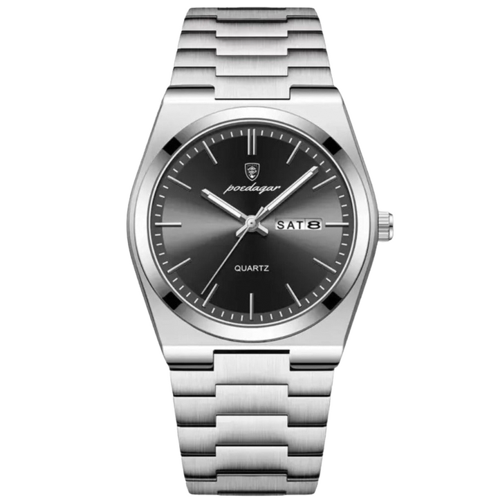 Tidløs herreklokke, 41 mm, som motetilbehør. Klassisk design gjør den til en elegant gave til menn.