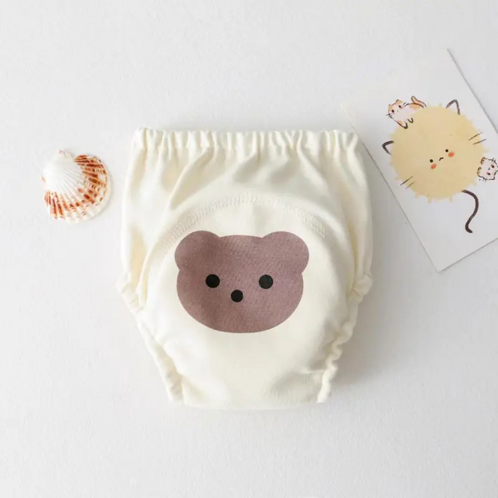 Myke pottetreningsbukser for baby og småbarn i flere farger. Ideell for en skånsom opplæringsperiode.