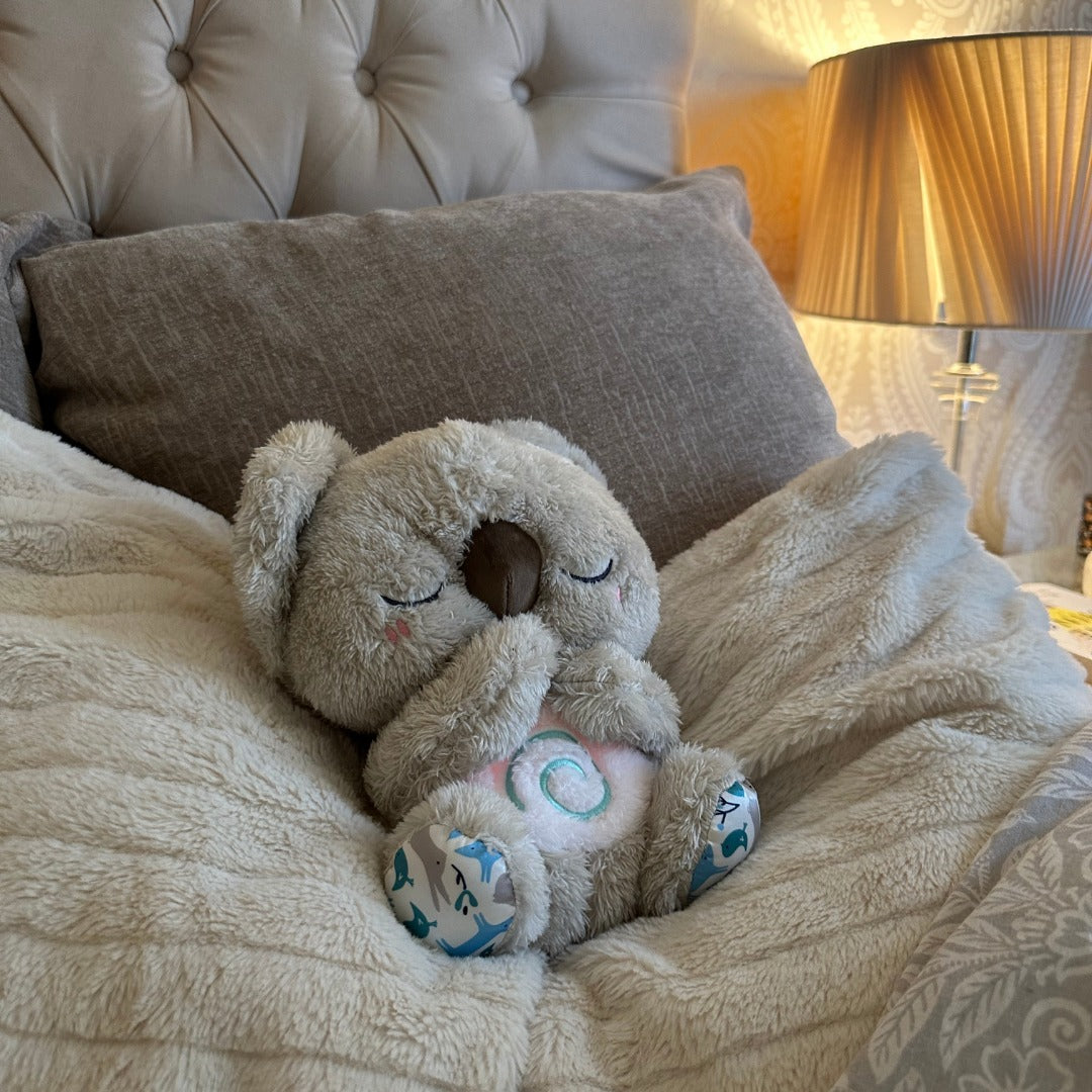 Beroligende koala kosedyr hjelper barn og voksne med angstlindring og dypere søvn.