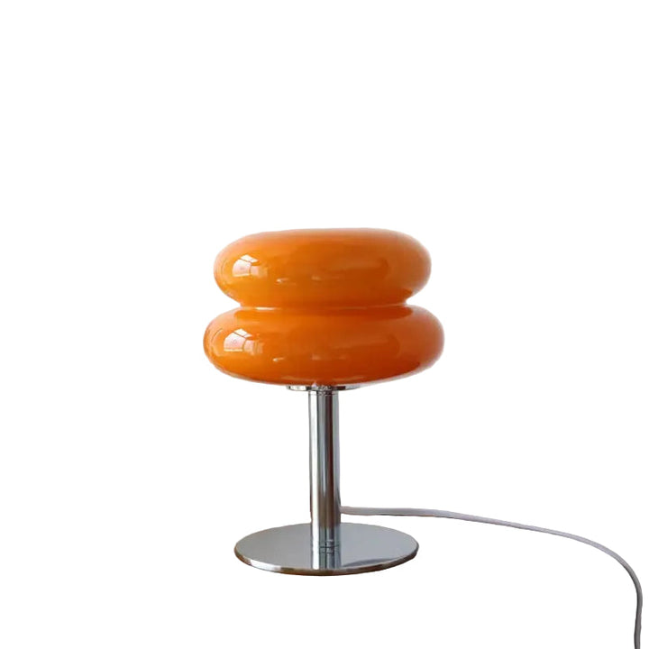 Tidløs Bauhaus bordlampe med moderne design. Dimbar, trådløs designlampe perfekt for stue og kontor.