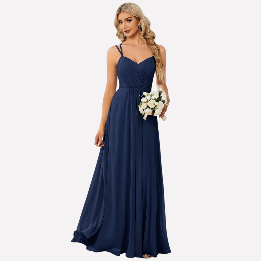 Figursydd elegant halter neck kjole for kvinners fest, bryllup og formelle anledninger.