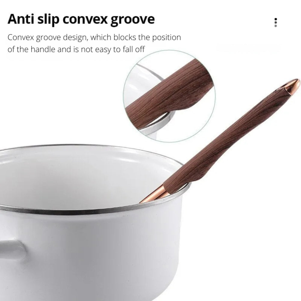 Komplett sett med 10 silikonredskaper for all matlaging. Varmebestandig, non-stick og oppvaskmaskinvennlig.