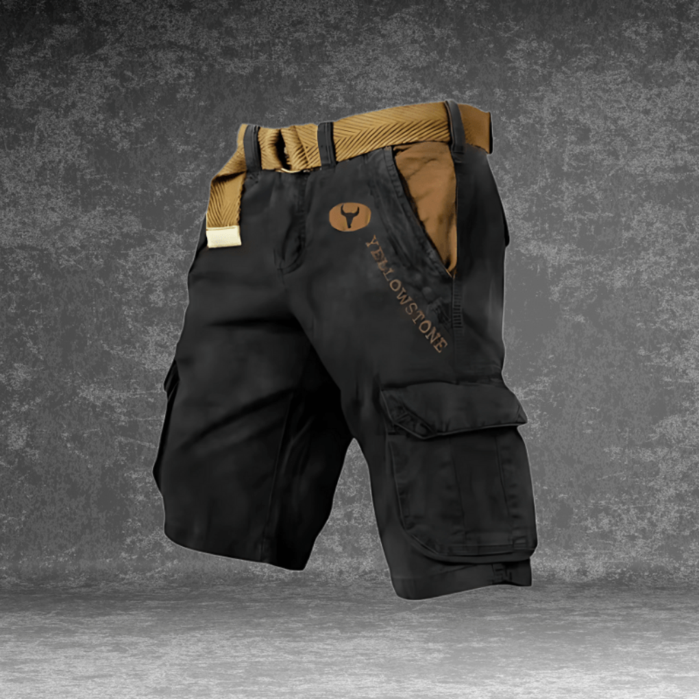 Uformelle cargo shorts til herre. Ideelle som sommershorts med mange lommer for praktisk oppbevaring.