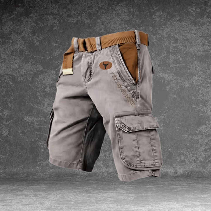 Herre cargo shorts i bomull for komfortabel hverdagsbruk. Perfekt fritidsshorts med praktiske lommer.