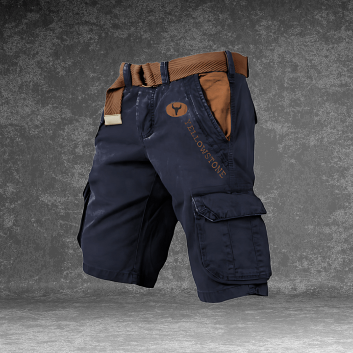Komfortable og robuste herre shorts. Disse cargo shortsene er perfekte for en aktiv hverdag med sine lommer.