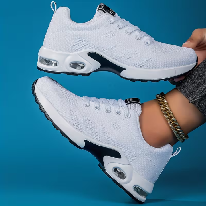 Kvinners luftpute sneakers. Komfortable joggesko med god demping, perfekte som hverdagssko og fritidssko.