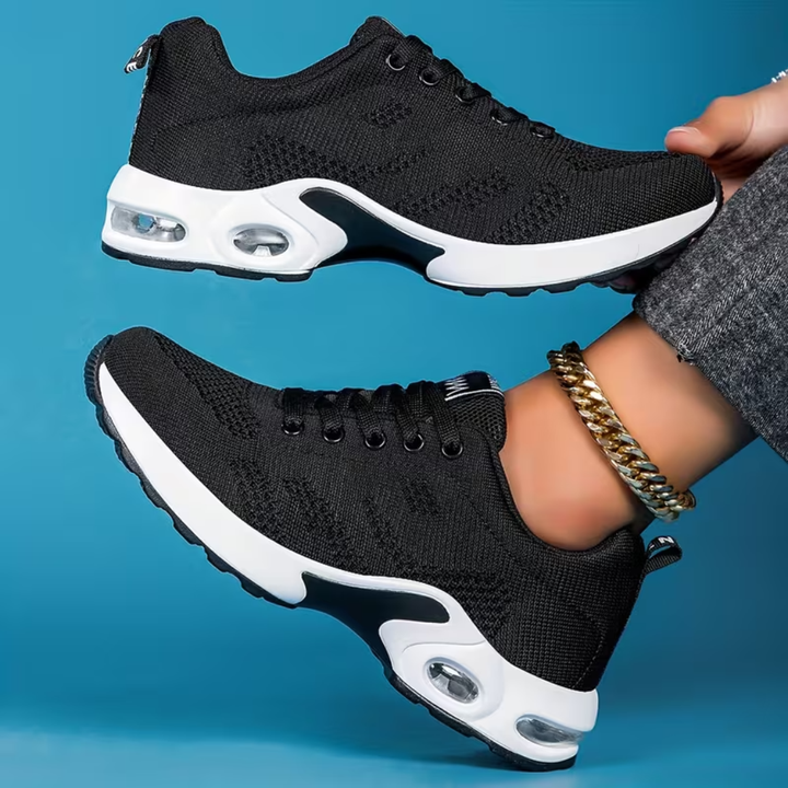 Moderne kvinners sportssko med luftpute. Stilsikre sneakers for allsidig bruk og optimal komfort.