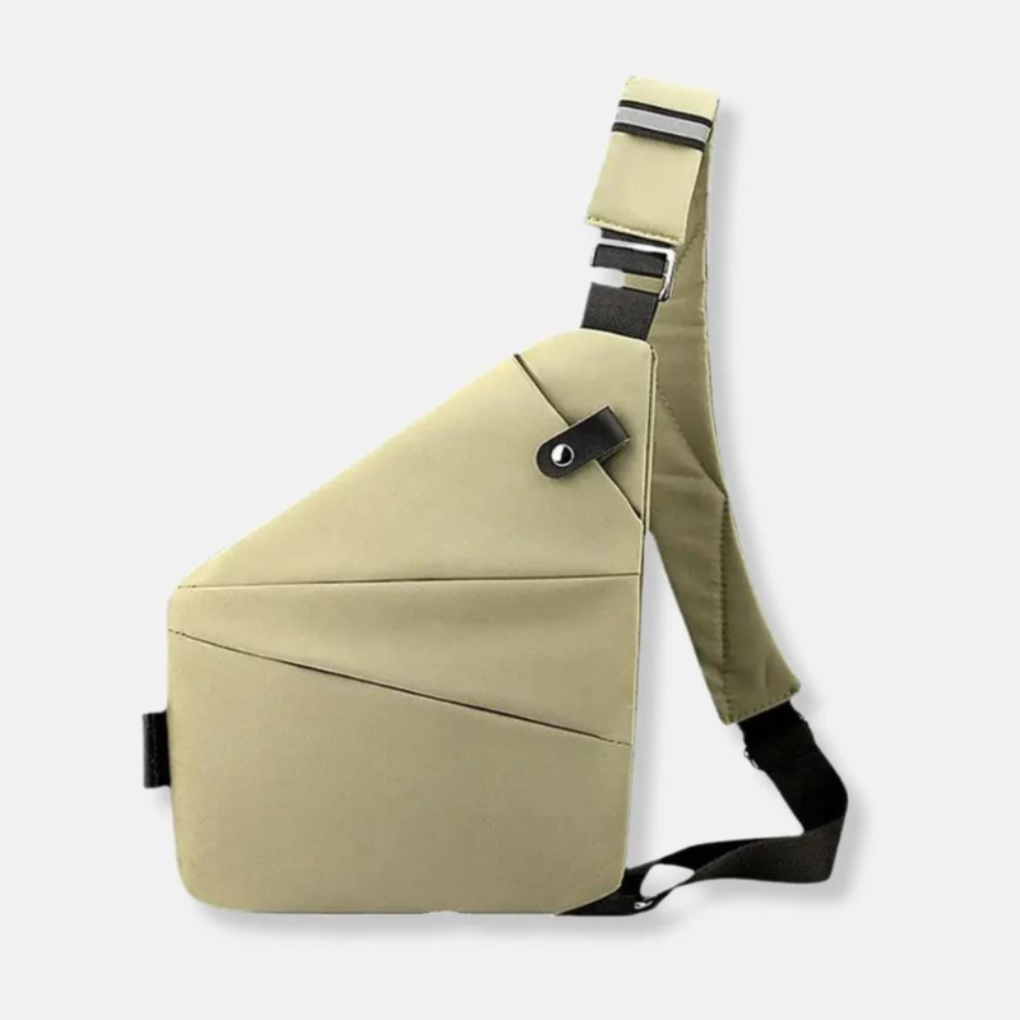 Ergonomisk lettvekt crossbody veske som sikrer komfort og trygghet hele dagen.