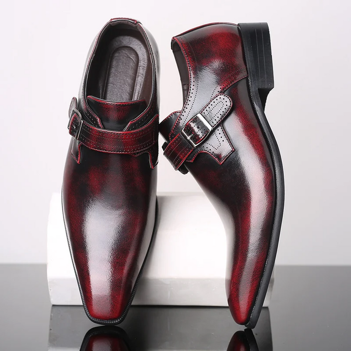 Valnøttbrun klassisk herre oxford sko i førsteklasses skinn. Elegant, komfortabel business sko for menn.
