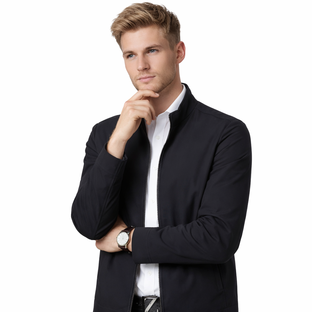Tidløs herre dressjakke for business og formelle anledninger. Elegant vår/høstjakke.