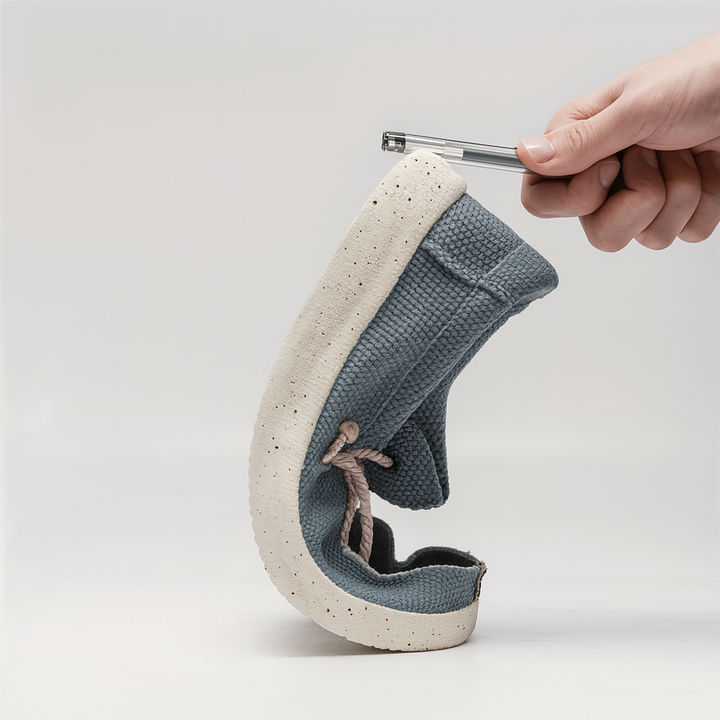 Kaki casual slip-on herresko, lettvekt og pustende fottøy som kombinerer stil med utmerket gåkomfort.