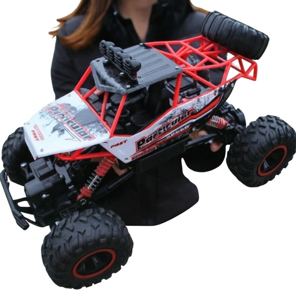 Høyhastighets RC monstertruck 4x4, klar for offroad-utfordringer. En perfekt gave for barn og voksne.