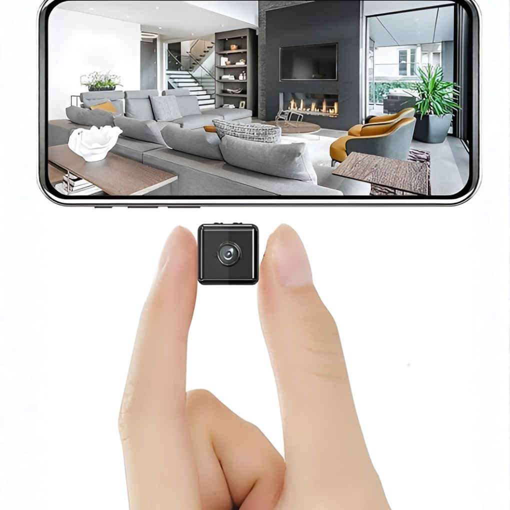 Trådløst 1080p innendørskamera for hjemmeovervåking. Sikkerhet og klar bildekvalitet for ditt smarthjem via WiFi.