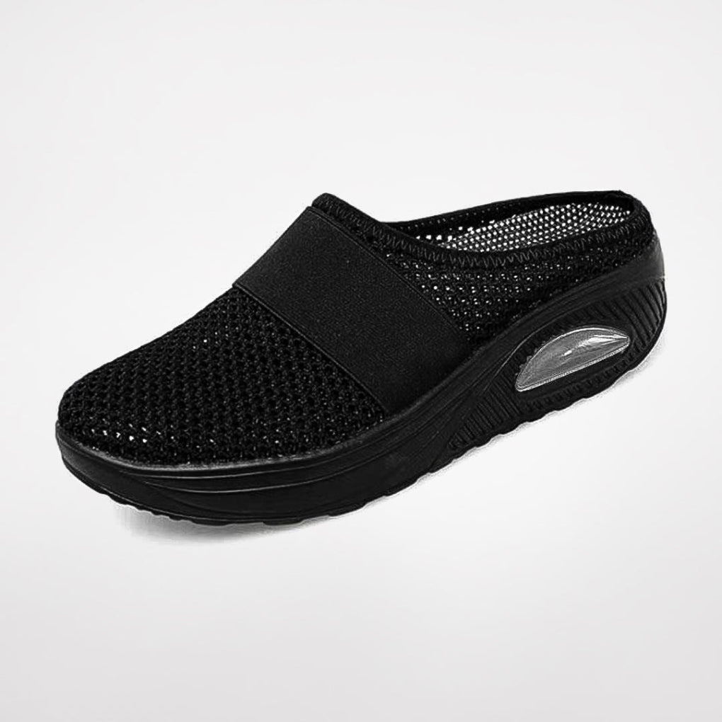 Hverdags dametøfler med ergonomisk design, myk komfort og god støtte for aktive kvinner.
