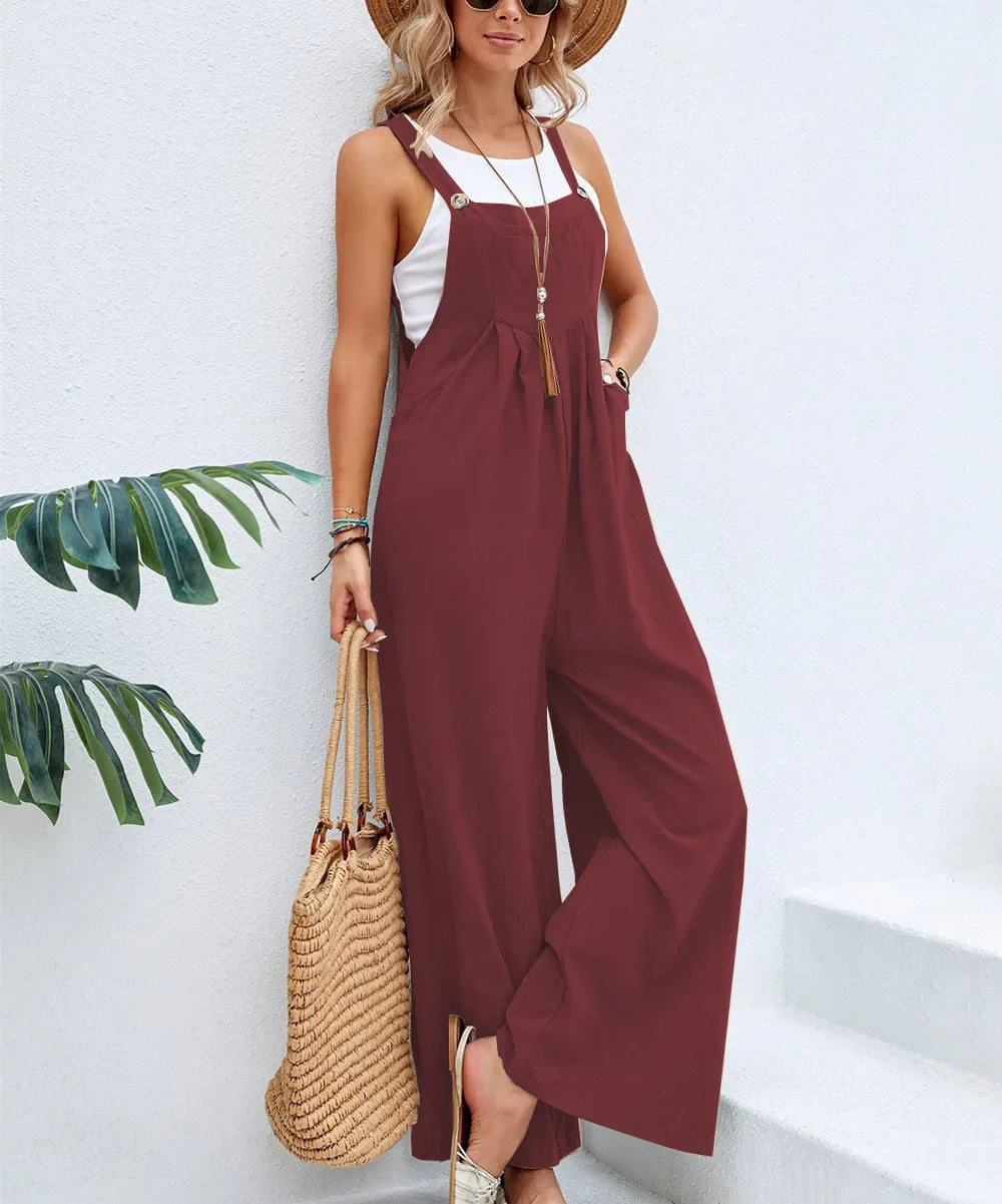 Allsidig dame jumpsuit; en komfortabel og elegant løsning for sommerlook.