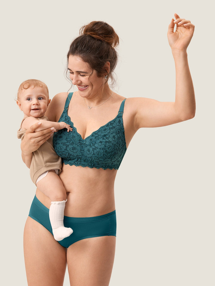Ammeundertøy: Dame handsfree amme- og pumpe-BH for støtte og komfort i barsel.