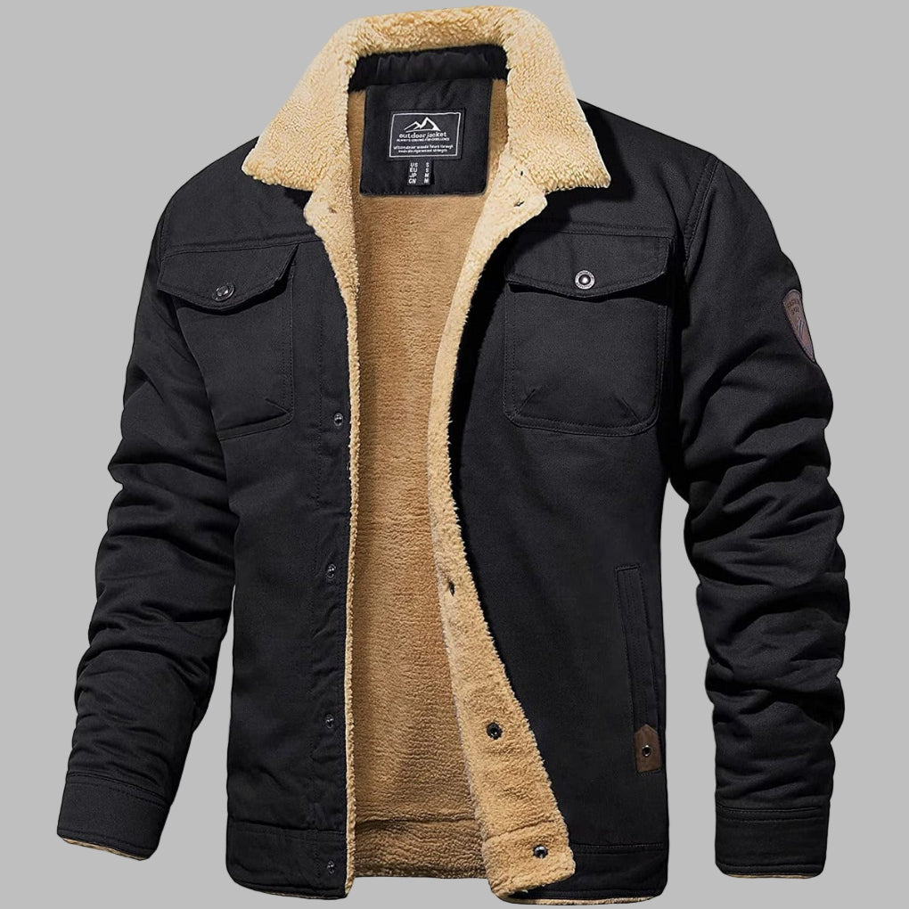 Vintage herre bomberjakke, klassisk stil. Perfekt vårjakke for menn i tidløst design.