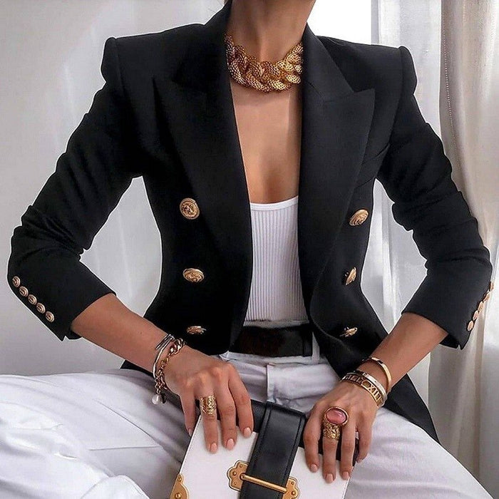 Chic skreddersydd blazer for kvinner. En elegant allsidig jakke for både formelle og uformelle anledninger.