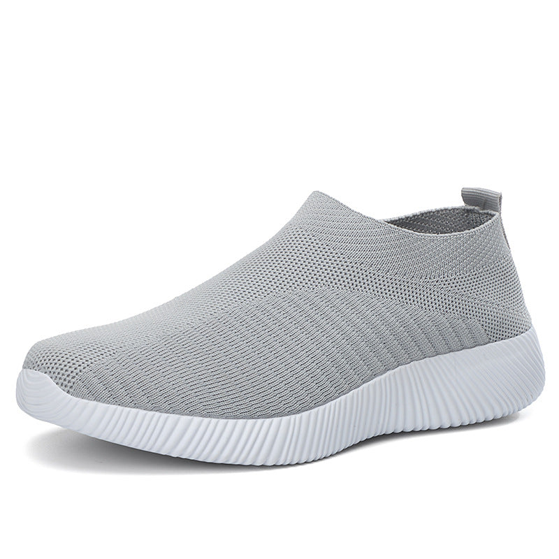 Dame slip-on joggesko for komfortabel hverdagsbruk, lett og pustende design.