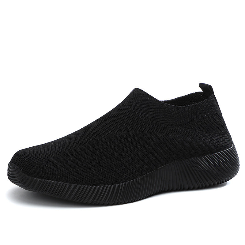 Fleksible dame slip-on joggesko, pustende og lett for optimal komfort og bevegelsesfrihet.
