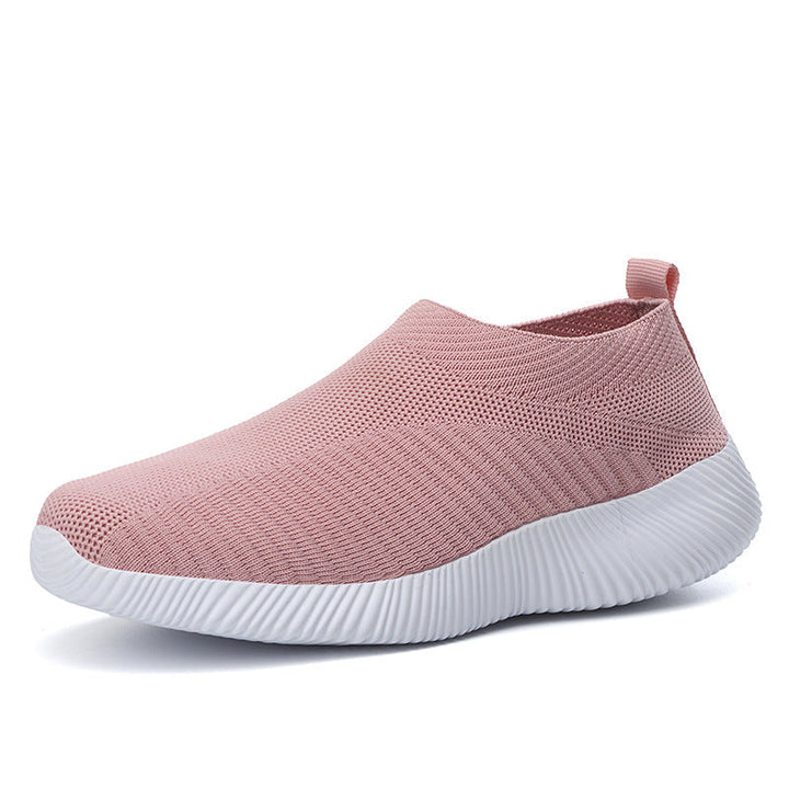 Lette dame slip-on joggesko, pustende og komfortable for hele dagen, ideell fritidssko.