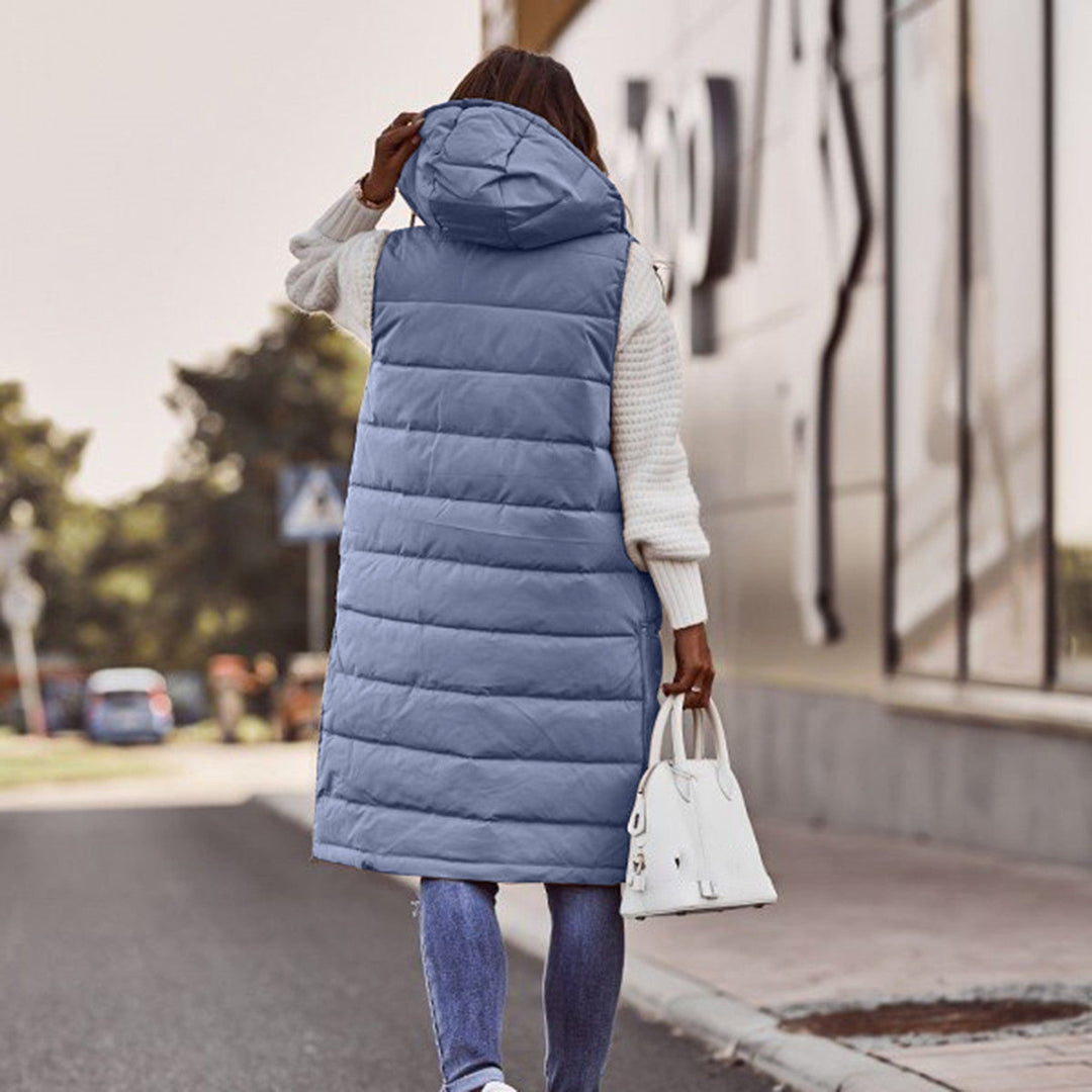 Varm, lang hettegenser til dame for urban stil og fritidsklær. Komfortabel og moderne damemote.