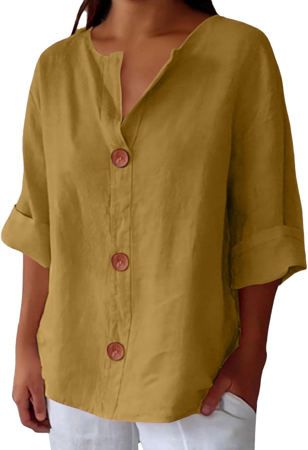 Elegant damebluse med avslappet passform, et perfekt valg for sommer- og vårgarderoben.