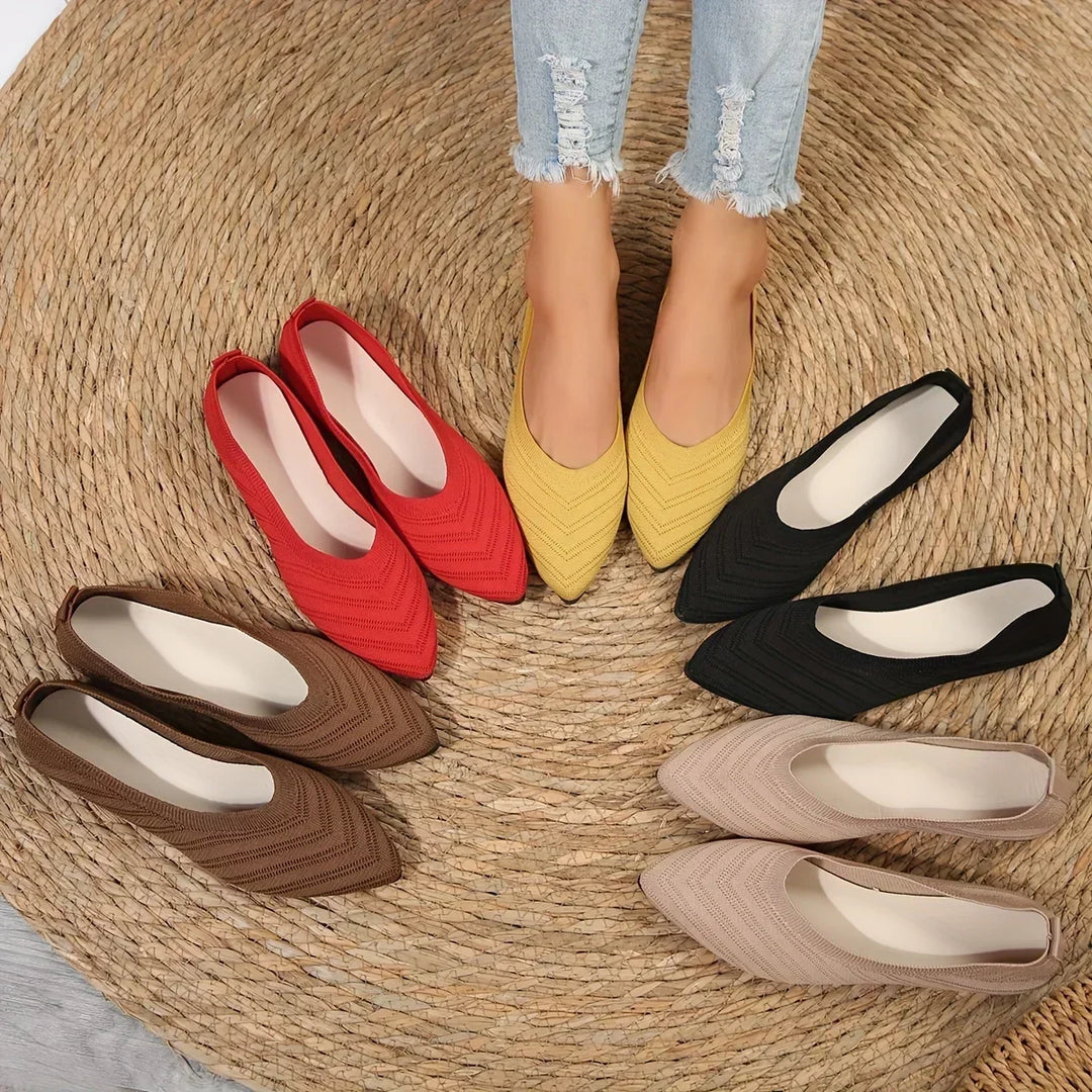 Komfortable slip-on loafers for dame, perfekt for hverdagsbruk og kontoret.