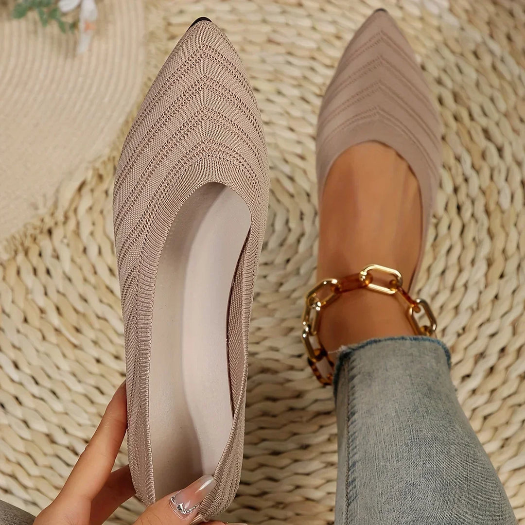 Stilige loafers med spiss tå for dame, en elegant sko til fest og formelle anledninger.